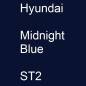 Preview: Hyundai, Midnight Blue, ST2.